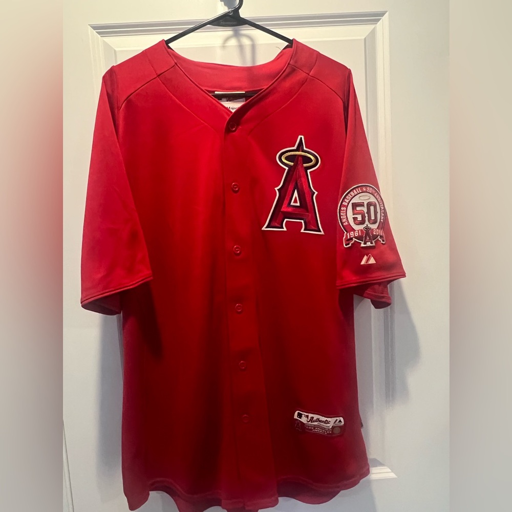 2011 Los Angeles Angels 50th Anniversary #5 Baseball Jersey (Large)
